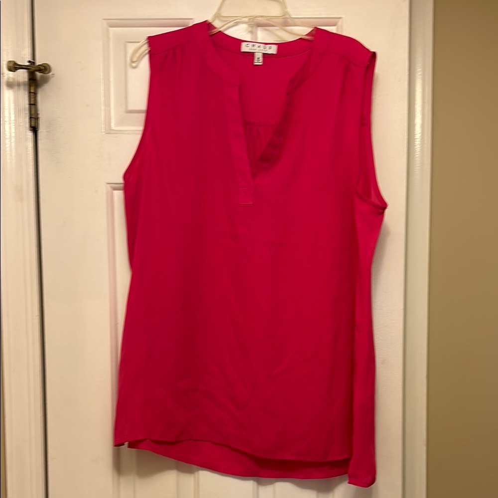 Chaus Women's Pink Sleeveless Top NWOT